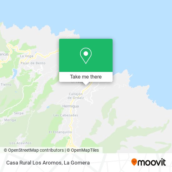 Casa Rural Los Aromos map