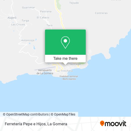 Ferretería Pepe e Hijos map