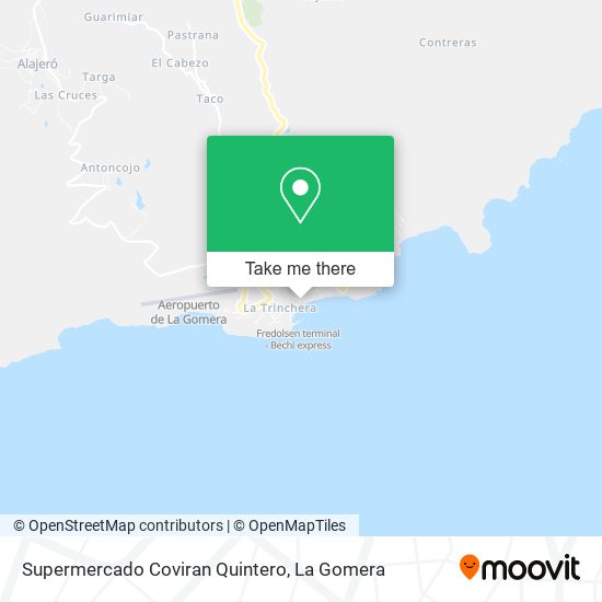 Supermercado Coviran Quintero map