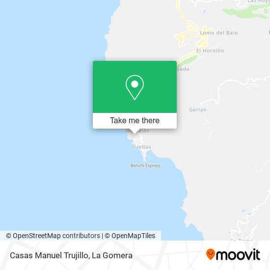 Casas Manuel Trujillo map