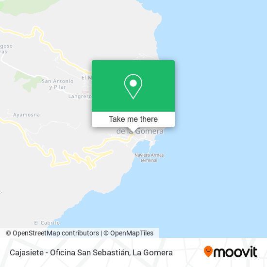 Cajasiete - Oficina San Sebastián map