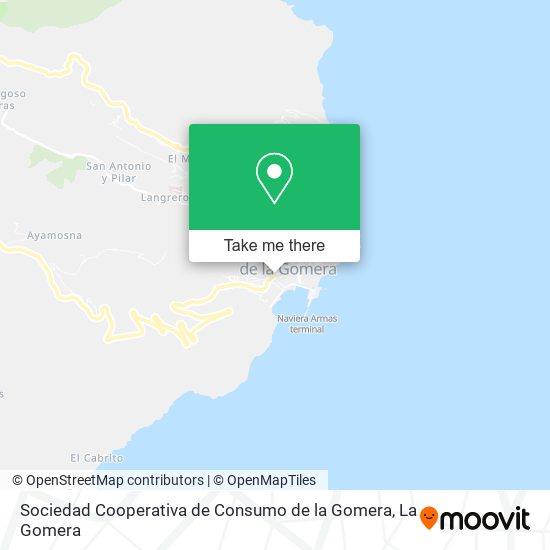 Sociedad Cooperativa de Consumo de la Gomera map