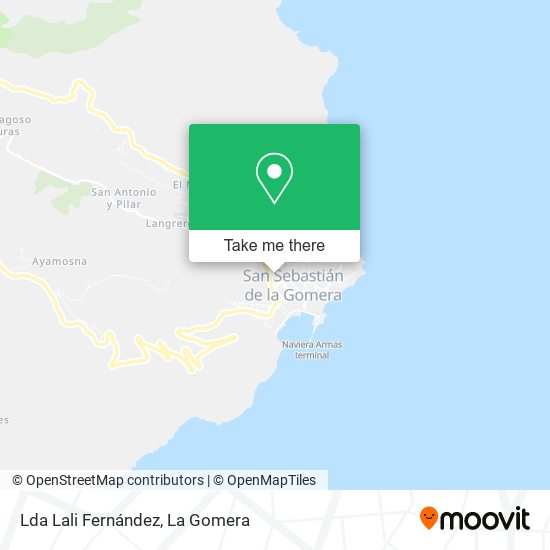 Lda Lali Fernández map