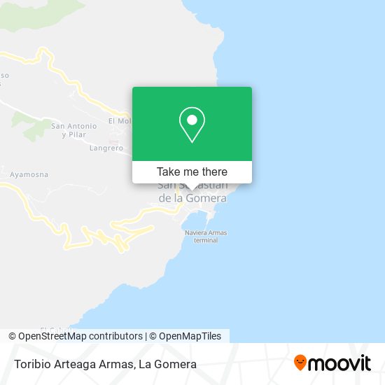 Toribio Arteaga Armas map