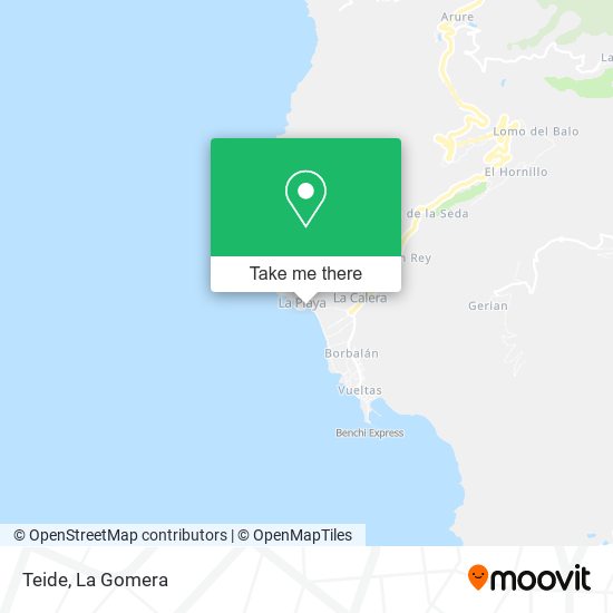 Teide map