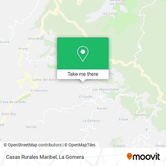 Casas Rurales Maribel map