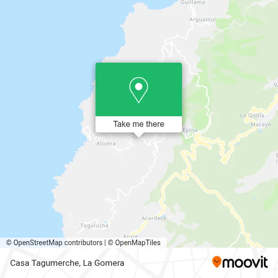 Casa Tagumerche map