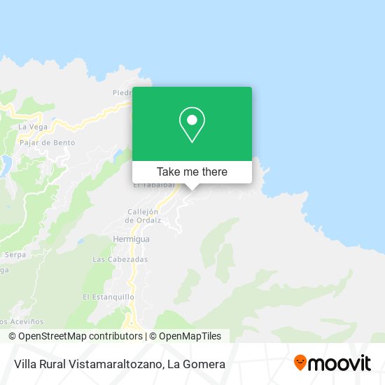 Villa Rural Vistamaraltozano map