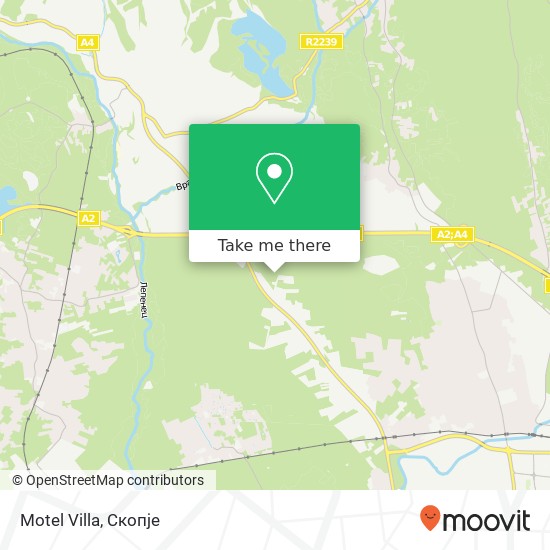 Motel Villa map