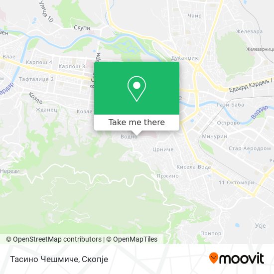 Тасино Чешмиче map