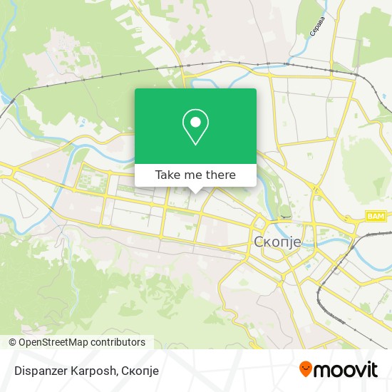 Dispanzer Karposh map