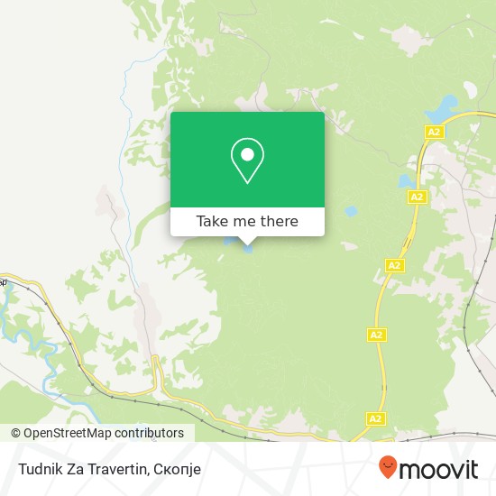 Tudnik Za Travertin map