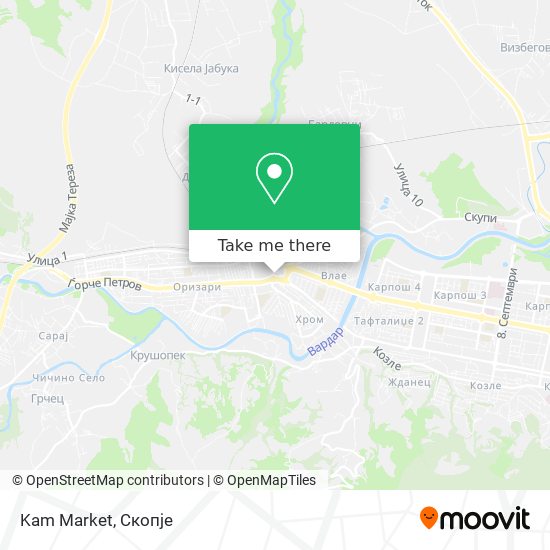 Kam Market map