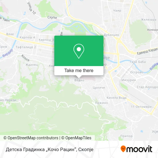 Детска Градинка „Кочо Рацин“ map