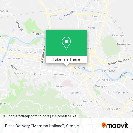 Pizza Delivery ""Mamma Italiana"" map