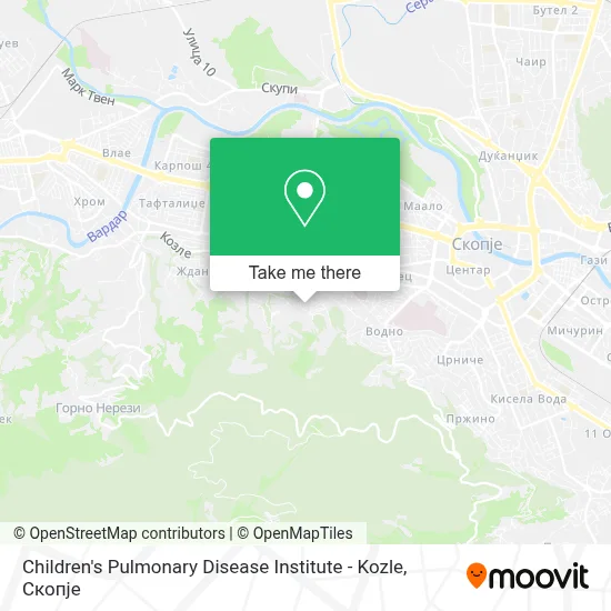 Children's Pulmonary Disease Institute - Kozle map