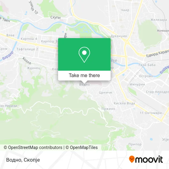 Водно map