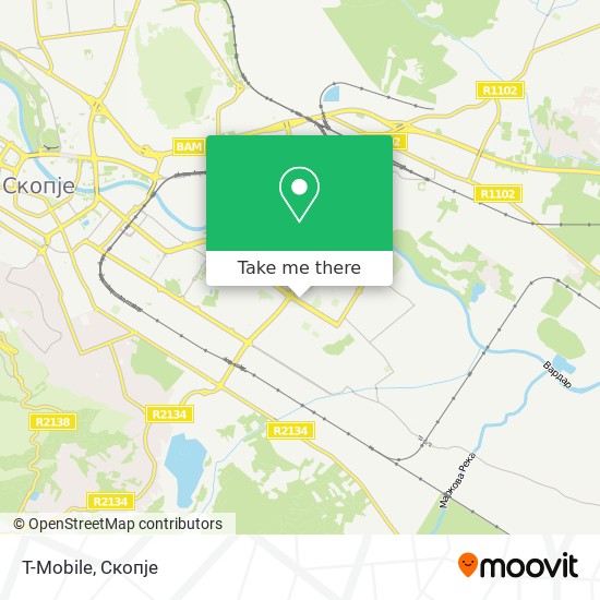 T-Mobile mapa