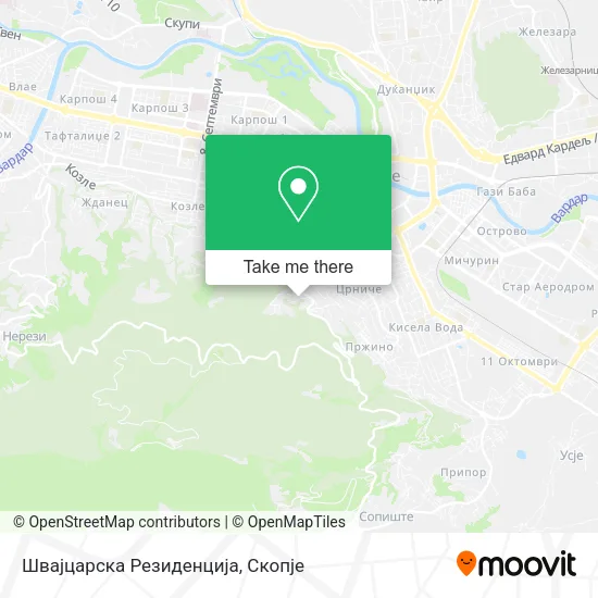 Швајцарска Резиденција map