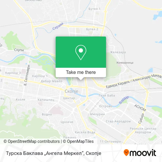 Турска Баклава „Ангела Меркел“ map