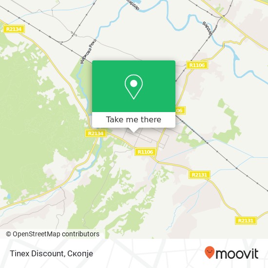 Tinex Discount map