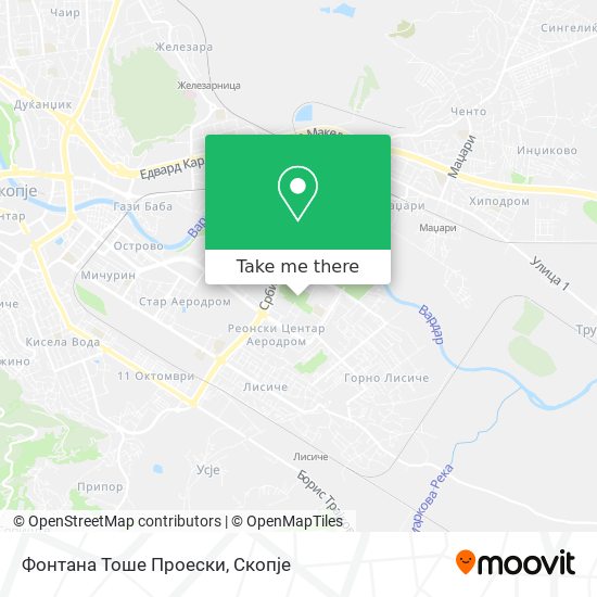 Фонтана Тоше Проески map