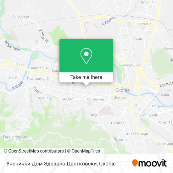 Ученички Дом Здравко Цветковски map