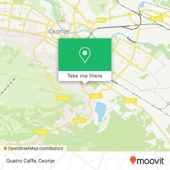 Quatro Caffe map