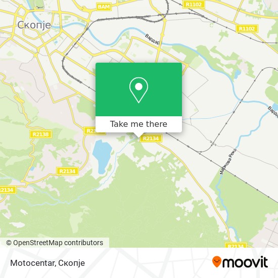 Motocentar map