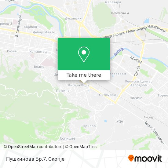 Пушкинова Бр.7 mapa