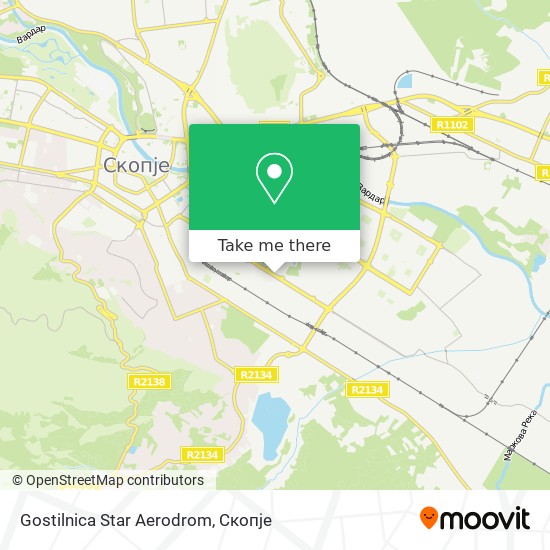 Gostilnica Star Aerodrom map