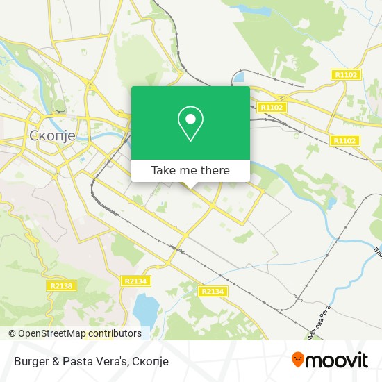 Burger & Pasta Vera's mapa