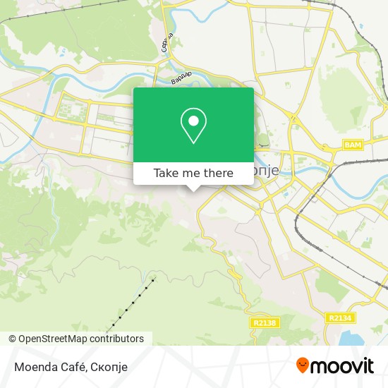 Moenda Café map