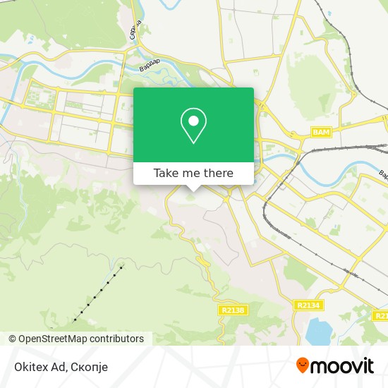 Okitex Ad map