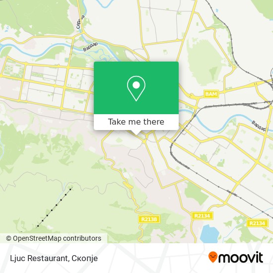 Ljuc Restaurant map