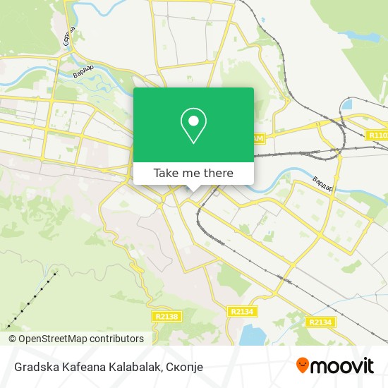 Gradska Kafeana Kalabalak map