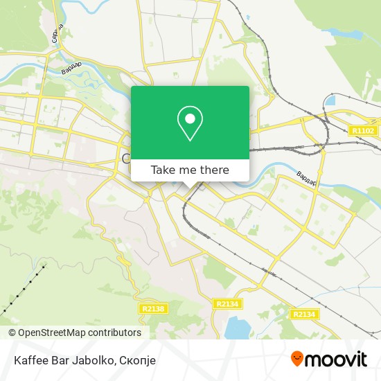 Kaffee Bar Jabolko map