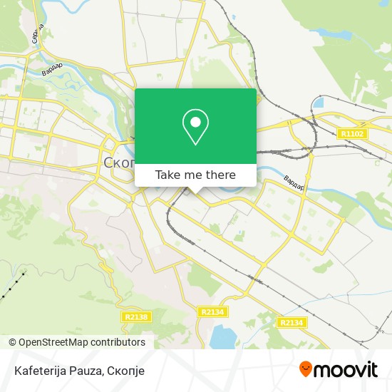 Kafeterija Pauza map