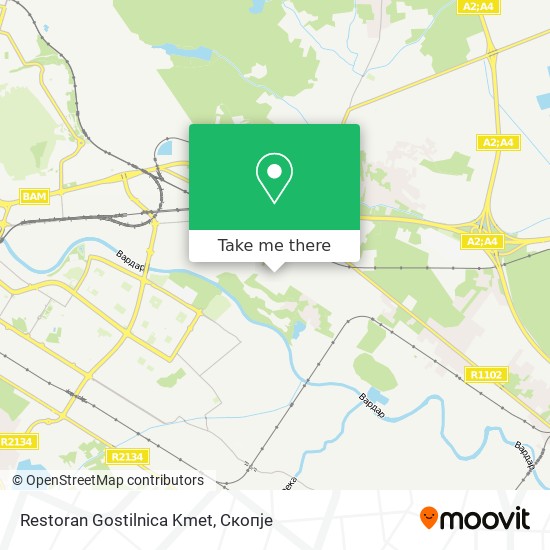 Restoran Gostilnica Kmet mapa