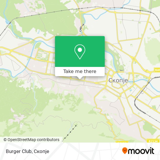 Burger Club mapa