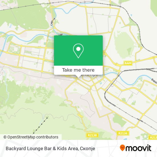 Backyard Lounge Bar & Kids Area mapa