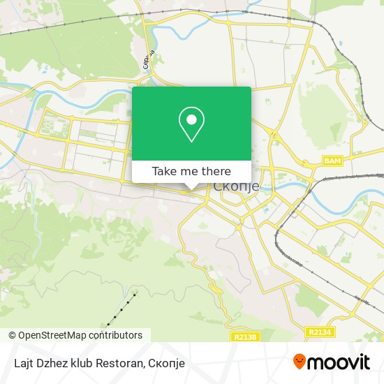 Lajt Dzhez klub Restoran mapa