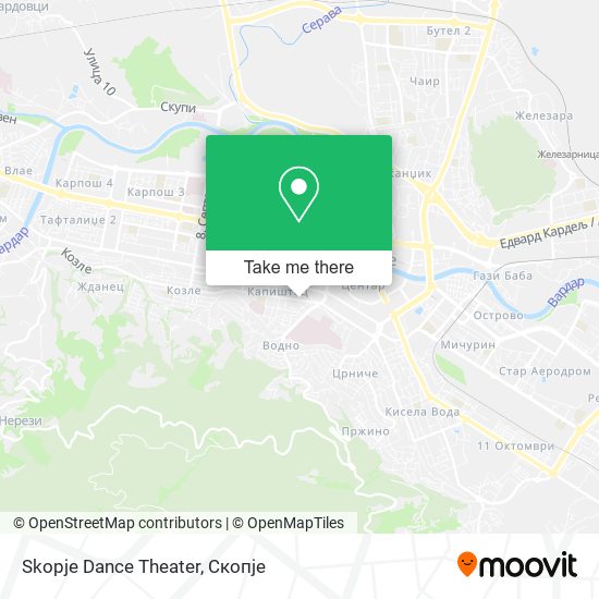 Skopje Dance Theater map