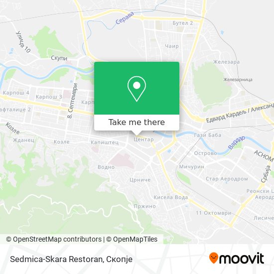 Sedmica-Skara Restoran map