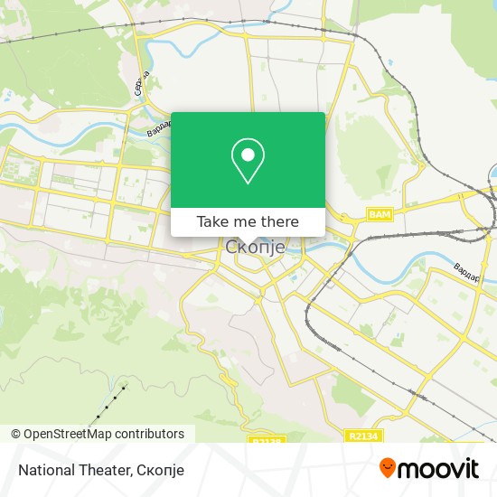 National Theater map