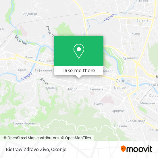 Bistraw Zdravo Zivo map