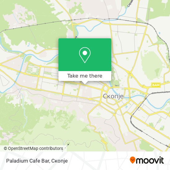Paladium Cafe Bar mapa