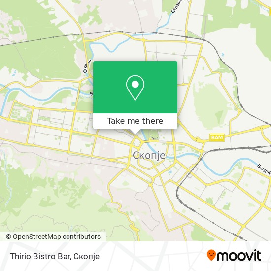 Thirio Bistro Bar mapa