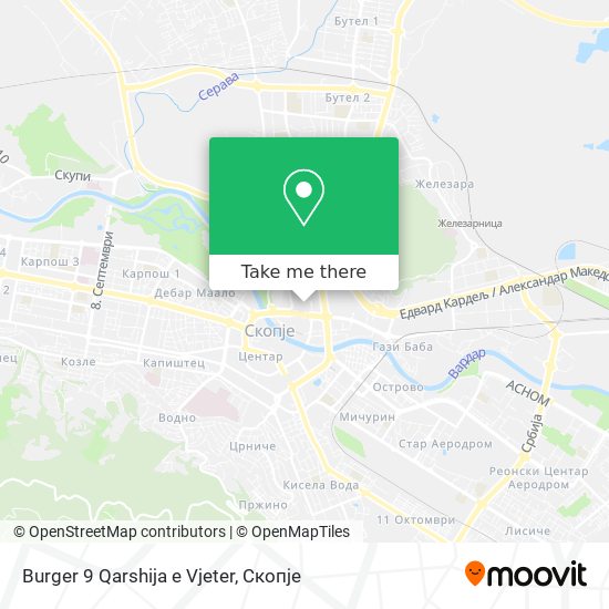 Burger 9 Qarshija e Vjeter mapa