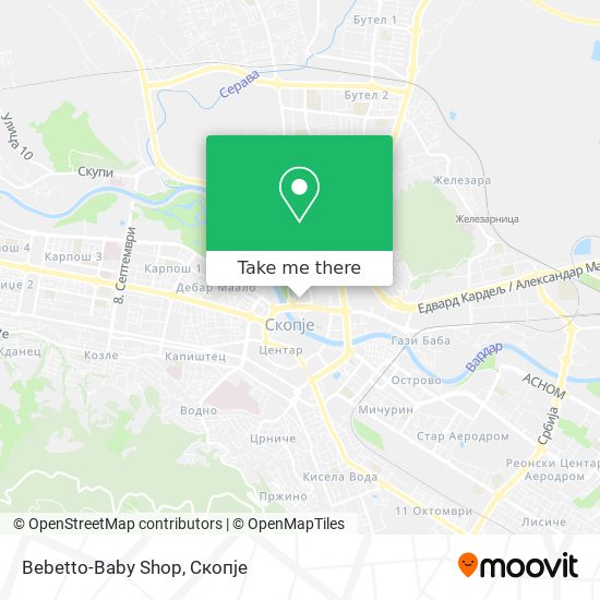 Bebetto-Baby Shop map